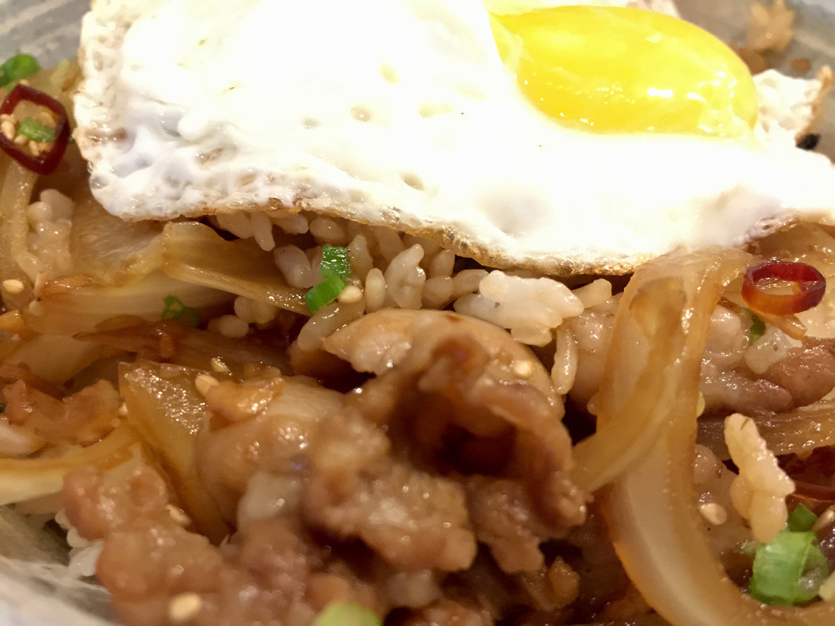 The donburi from Tsukushinbo in Seattle.
